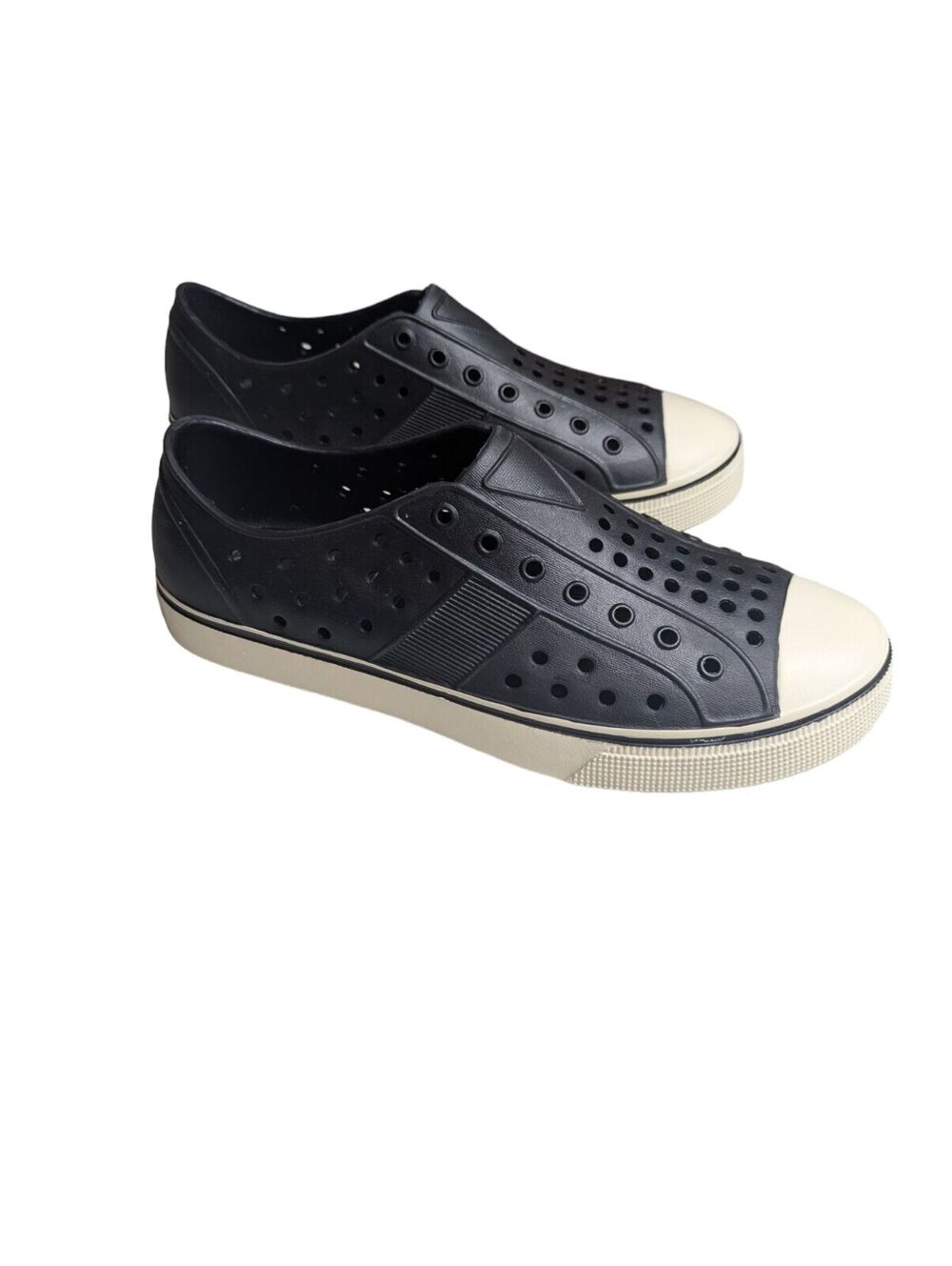 PEX Waterproof Slip On Breathable Sneaker Shoes Mens Size 9 Black/White
